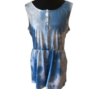 Yibock size XL tie dye romper